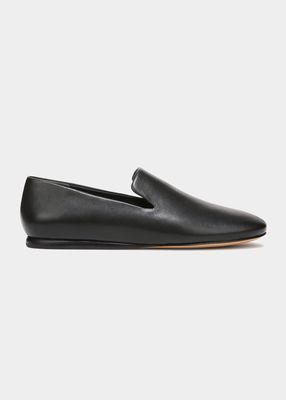 Demi Leather Flat Loafers