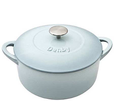 Denby Heritage Pavilion Round Cast Iron Cassero le