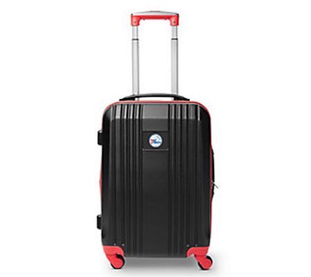 Denco NBA 21 Inch Carry-On Hardcase 2-Tone Spin ner Red