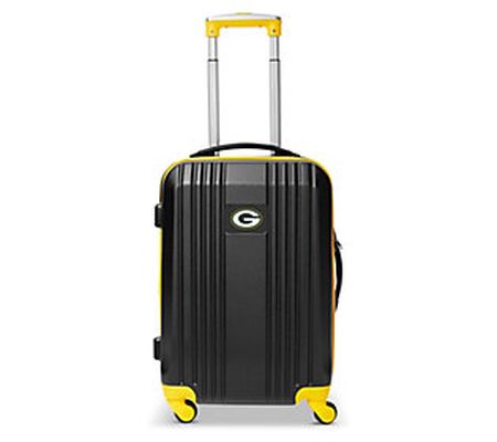 Denco NFL 21 Inch Carry-On Hardcase 2-Tone Spin ner Yellow