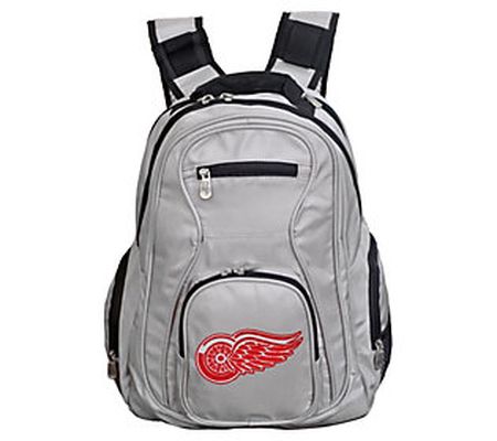 Denco NHL 19 Inch Premium Laptop Backpack Gray