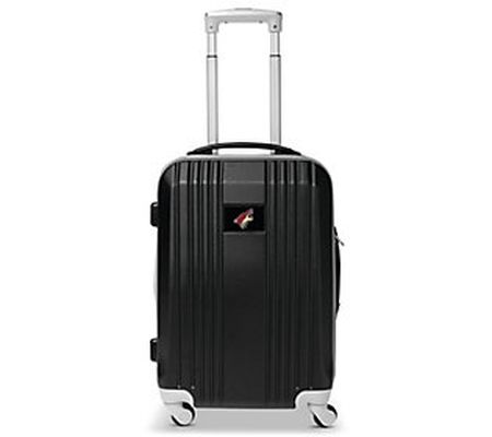 Denco NHL 21 Inch Carry-On Hard Case Two-Tone S pinner Black