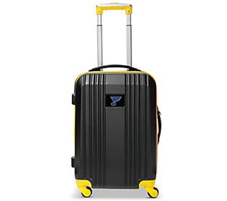 Denco NHL 21 Inch Carry-On Hard Case Two-Tone S pinner Yellow