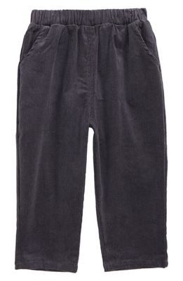 Denim Bay Kids' Cotton Stretch Corduroy Pants in Charcoal