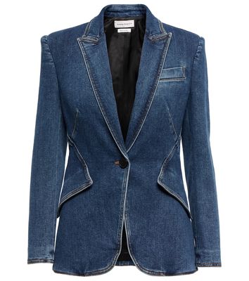 Denim blazer