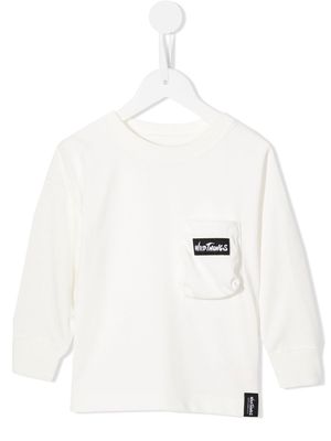 Denim Dungaree Wild Things crew-neck sweatshirt - White