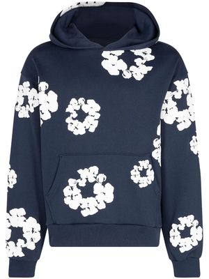 Denim Tears Cotton Wreath-print sweatshirt - Blue