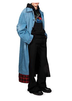 Denim Trench Coat