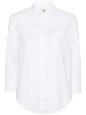 Denimist Adrienne shrunken cotton shirt - White