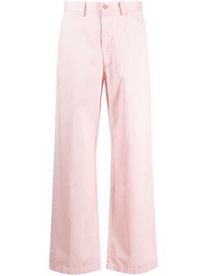 Denimist Teri wide-leg chino trousers - Pink
