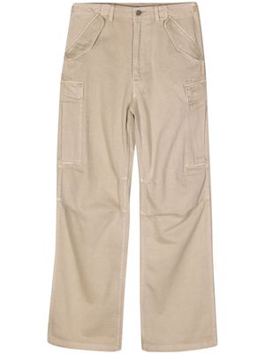 Denimist wide-leg cargo trousers - Brown