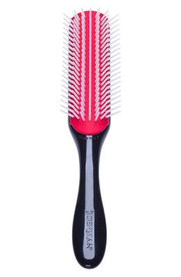 DENMAN D3 Original Styler 7-Row Hairbrush in Black With Gold Crown