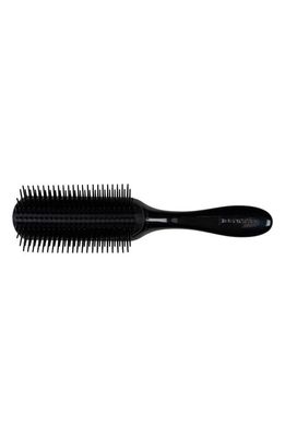 DENMAN D4 Original Styler 9-Row Hairbrush in Black With Black Pad
