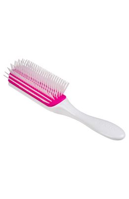 DENMAN D4 Original Styler 9-Row Hairbrush in White With Pink Pad