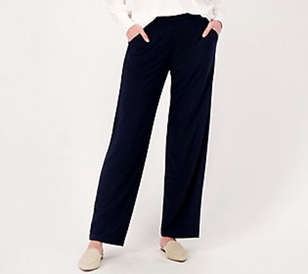 Dennis Basso Regular Italia Knit Relaxed Pants