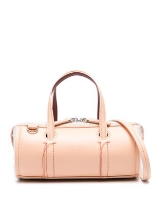 DENTRO mini Anona leather tote bag - Orange