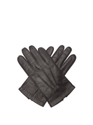 Dents - Shaftesbury Touchscreen Leather Gloves - Mens - Black