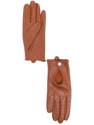 DENTS Thruxton leather driving gloves - Brown