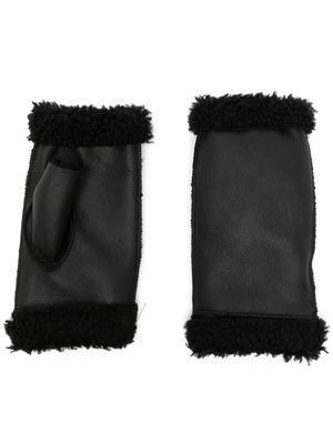 DENTS Vera fingerless gloves - Black