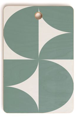 Deny Designs Bold Minimalism CXII Bamboo Cutting Board in Green 