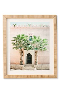 Deny Designs Magical Marrakech Framed Art Print in Green