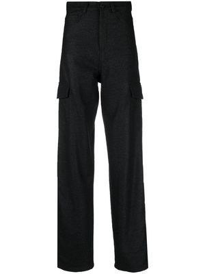 DEPENDANCE straight-leg tailored trousers - Black