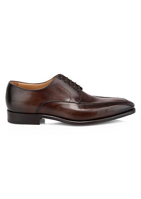 Derby Lace-Up Leather Dress Shoes