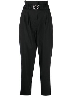 Derek Lam 10 Crosby Atto belted paperbag trousers - Black