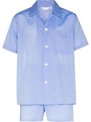Derek Rose Amalfi pyjama set - Blue