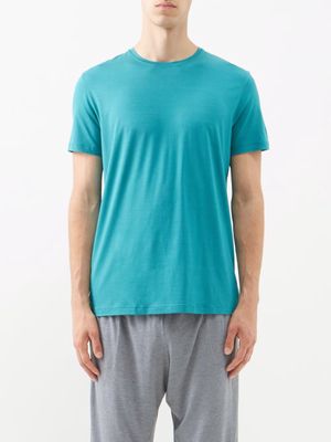 Derek Rose - Basel Jersey Pyjama Top - Mens - Green