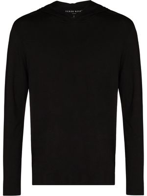 Derek Rose long-sleeve hooded sweatshirt - Black