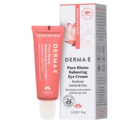 DERMA E Pure Biome Balancing Eye Cream 0.5 oz