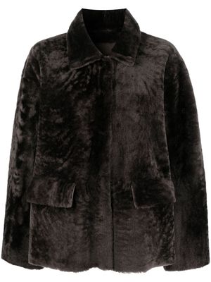 Desa 1972 classic-collar shearling jacket - Brown