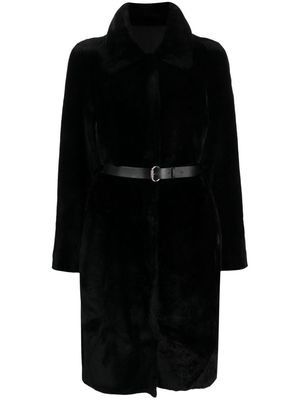 Desa 1972 K13863 reversible shearling coat - Black
