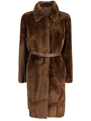 Desa 1972 K13863 reversible shearling coat - Brown