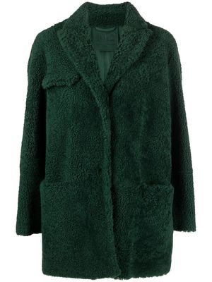 Desa 1972 mid-length shearling coat - Green