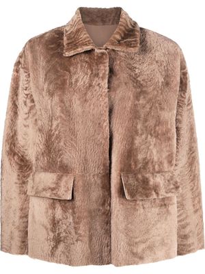 Desa 1972 reversible shearling jacket - Brown