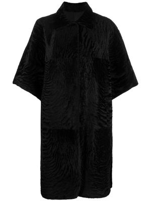Desa 1972 reversible sheepskin coat - Black