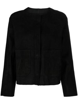 Desa 1972 reversible suede leather jacket - Black