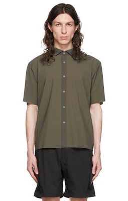 Descente Allterrain Brown Nylon Shirt