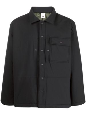 Descente ALLTERRAIN press-stud fastening shirt jacket - Black