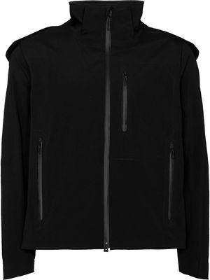 Descente ALLTERRAIN Primeflex detachable-sleeve hooded jacket - Black