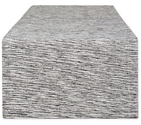 Design Imports 14x108" Recycled Cotton Slubby R ib Table Runner