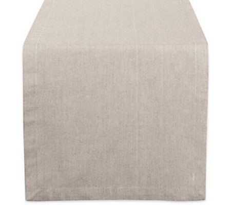 Design Imports Chambray Table Runner 14" x 108"