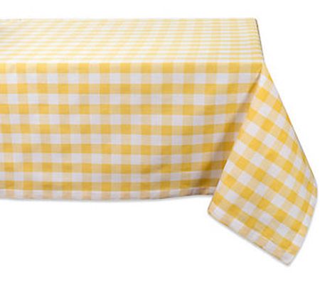 Design Imports Checkers Tablecloth 52" x 52"