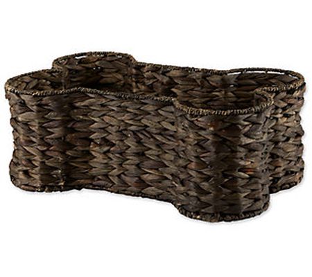 Design Imports Dry Hyacinth Bone Pet Basket - M edium