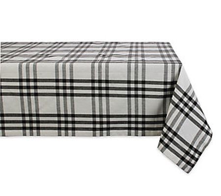 Design Imports Homestead Plaid Tablecloth 60" x 120"