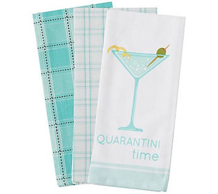 Design Imports Quarantini Time Kitchen Towel Se /3