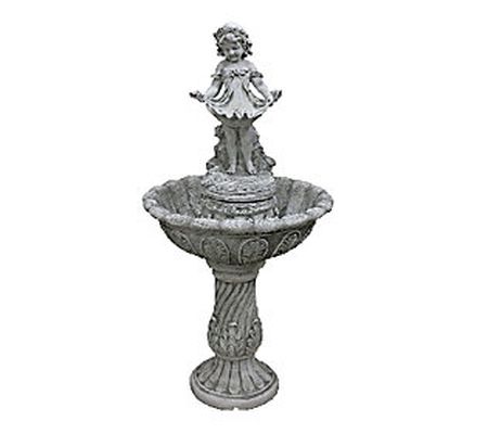 Design Toscano Abigail's Bountiful Apron Cascad ing Fountain