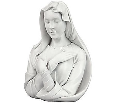 Design Toscano Blessed Virgin Mary, Lady of Gra ce Bust Statue